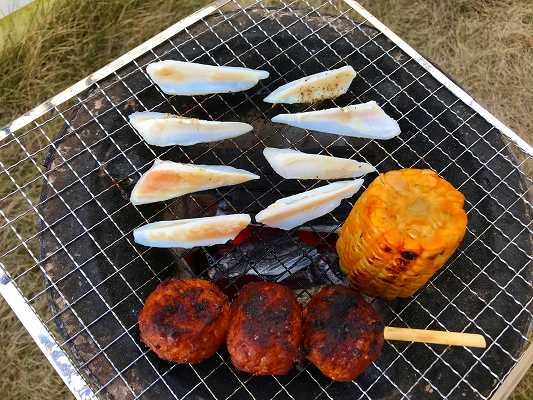 こじんまりとBBQ