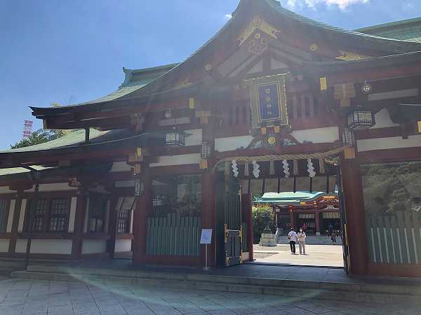 東京出張と日枝神社