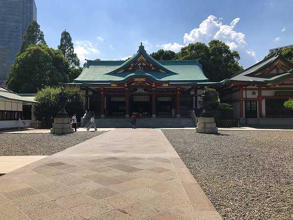東京出張と日枝神社
