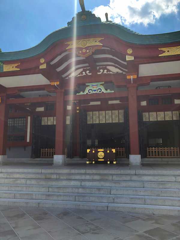 東京出張と日枝神社