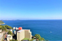 熱海サニーハイツ1号棟・相模湾望む駅徒歩圏&生活便良好のMS 11階