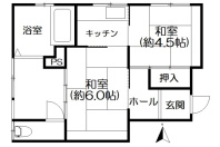 熱海野中山マンション２号館・熱海市街望む戸別温泉付　6階角部屋