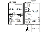 ラ・メティエA・光と緑が彩る温もりに包まれるメゾネットライフ