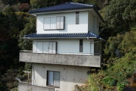 熱海自然郷別荘地内・山並み&海遠望 情緒感じる囲炉裏のある中古戸建