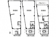 熱海市桃山町・駅裏徒歩約4分　角地に立地する鉄骨造3階ビル