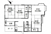 熱海市下多賀・長閑な住環境に所在する海望む堀炬燵のある中古平家建