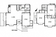 湯河原町鍛冶屋・稜線美しい山々を望む陽当り＆通風良好の中古戸建