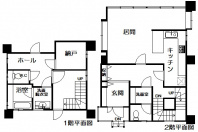 熱海市桜木町・閑静な住宅地の温泉引込可能なRC造の屋上付き中古戸建