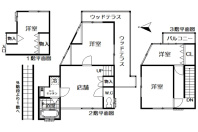 熱海市泉・相模湾＆真鶴半島望む国道沿いの店舗付き住宅