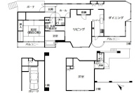 熱海市笹良ケ台町・閑静な住宅地に佇む内＆外装リフォーム済大型洋邸宅　