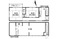 熱海市緑ガ丘町・大島望む陽当たり良好な店舗付中古戸建　角地