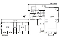 熱海市網代・敷地約157坪　高台より大海原＆島々望む温泉付中古戸建