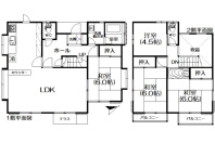 湯河原万葉郷・緑溢れ山並み望む庭木豊富で収穫可能な果樹＆温泉付戸建