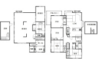 熱海市下多賀・高台に所在する緑に包まれた環境　作業場付き大型住宅
