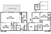 あじろ南熱海が丘別荘地内・網代湾望む片流れの大屋根が特徴的な戸建