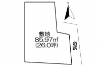 湯河原町吉浜・敷地約26坪　吉浜海岸まで徒歩２分の売地