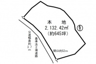 熱海市伊豆山・眼下に相模湾望む面積約６４５坪の事業用に適した売地