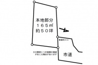 伊豆市熊坂・敷地面積約５０坪の陽当たり良好で温泉付売地