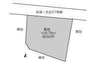 湯河原町福浦・敷地面積約32坪　閑静な住宅地　平坦＆駅徒歩6分の売地