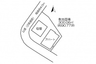 熱海市和田町　古家・アパート付の角地　敷地面積約91坪の売地