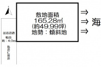 熱海市網代（網代山）・高台より相模湾遠望の温泉引込可能な売地