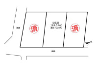 熱海市下多賀・駅徒歩約２分【全3区画】温泉引込可能で平坦な売地B