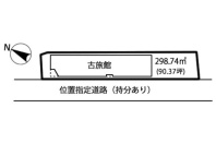 熱海市下多賀・国道135R沿オーシャンビュー敷地約90坪売地(古家有)