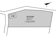 熱海市伊豆山・緑溢れる閑静な住宅地　角地　敷地面積約153坪