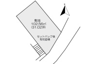 湯河原町吉浜・高台に所在 海を眺望し爽快な海風を感じる売地　約31坪
