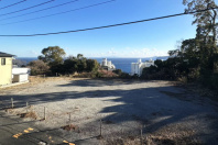 熱海市桃山町・敷地約345坪　高台より海＆島々望む温泉引込可能な売地