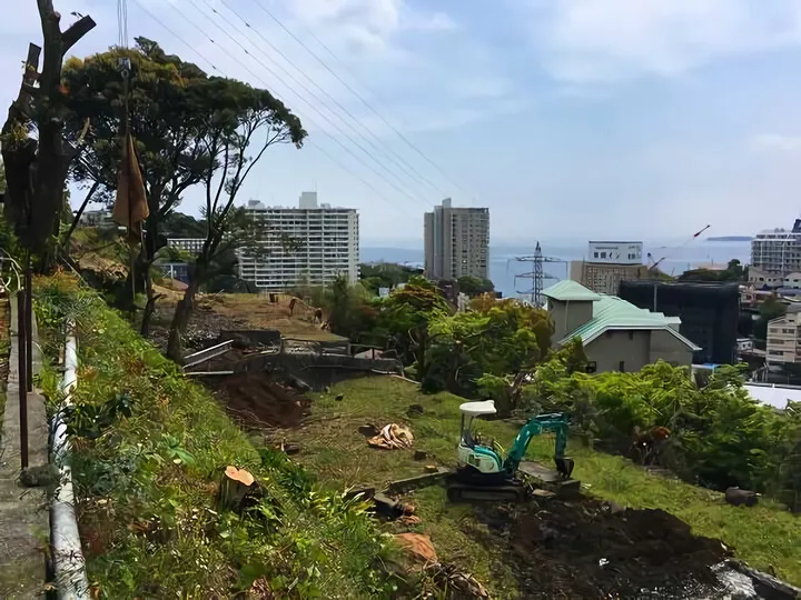 熱海 基礎撤去