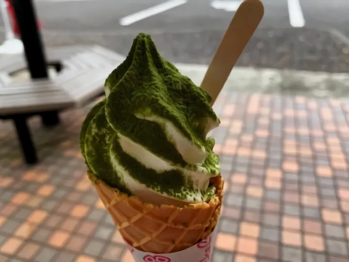 ぐり茶ソフト