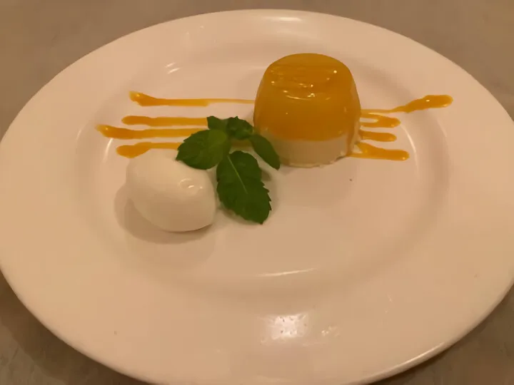 食後に