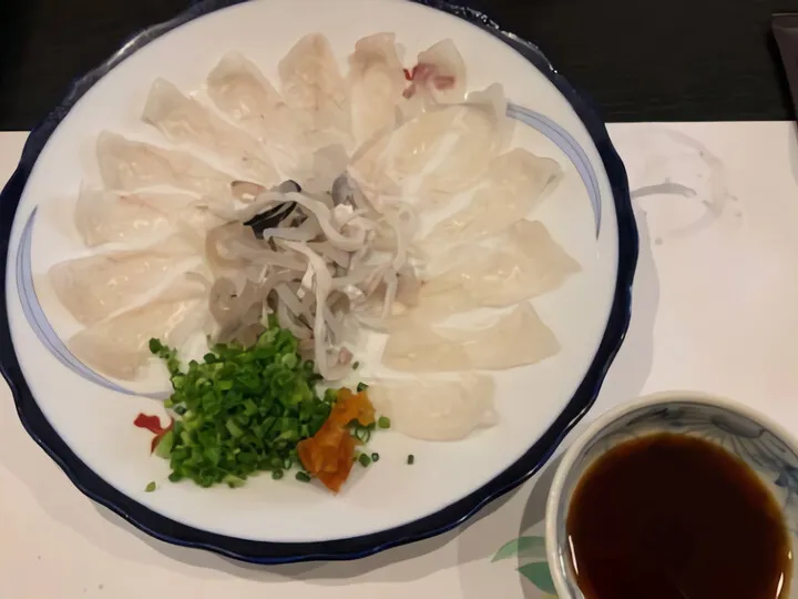 ふぐ刺し