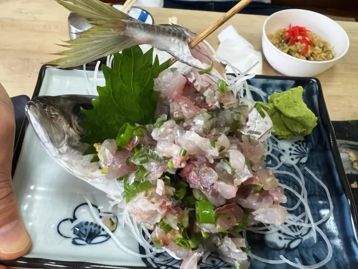 アジのたたき