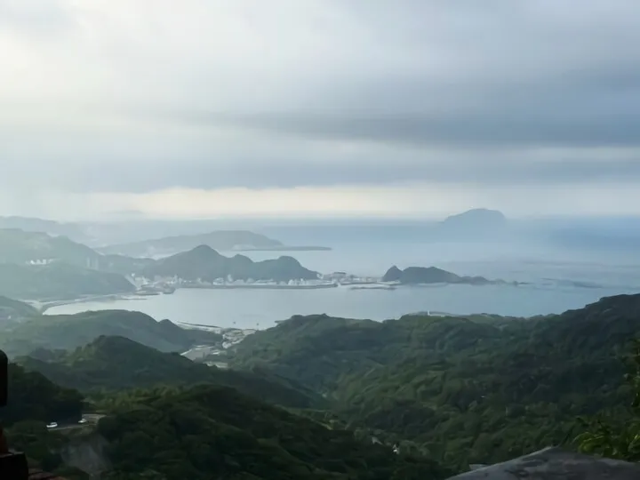 九份から眺望