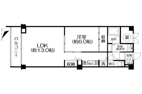ラ・ヴィ熱海・ 共用施設充実の温泉大浴場付マンション 6階(呼称4階)