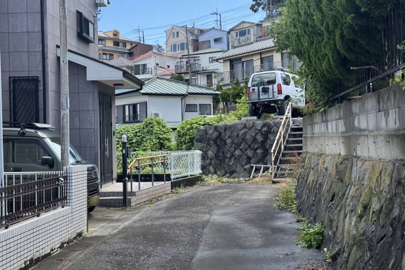 前面道路