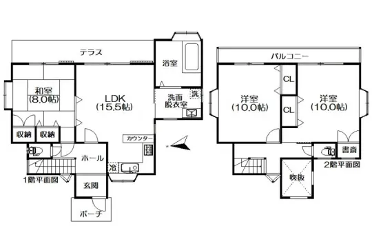 熱海自然郷・緑映える山並から大海原&初島望む日照良好温泉付中古戸建