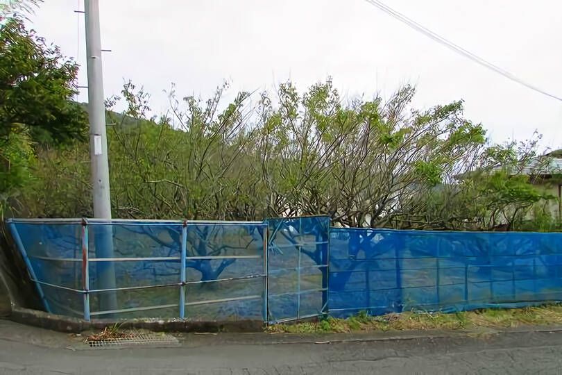 熱海市伊豆山・約１50坪の高台で陽当たり良好の売地