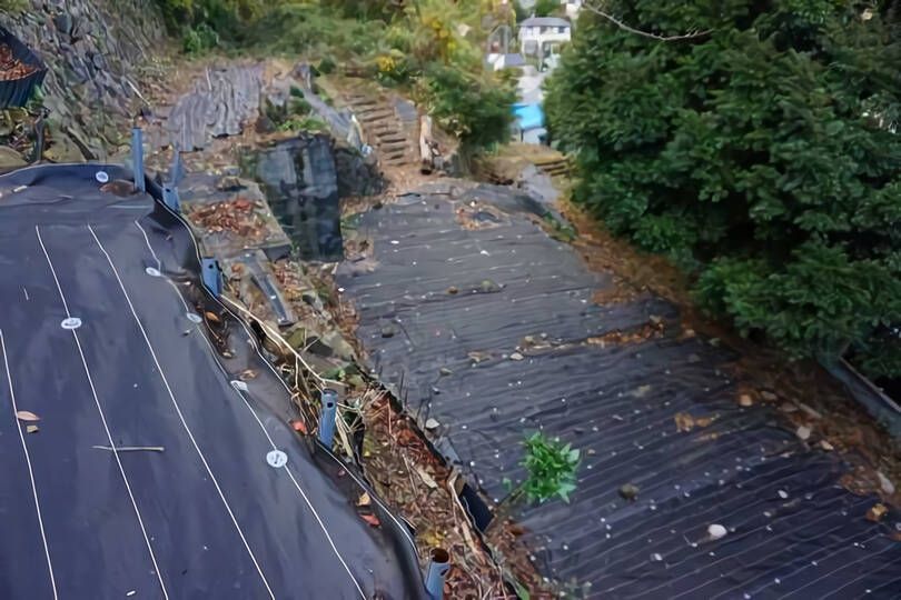 熱海市林が丘町・高台より相模湾を遠望する売地