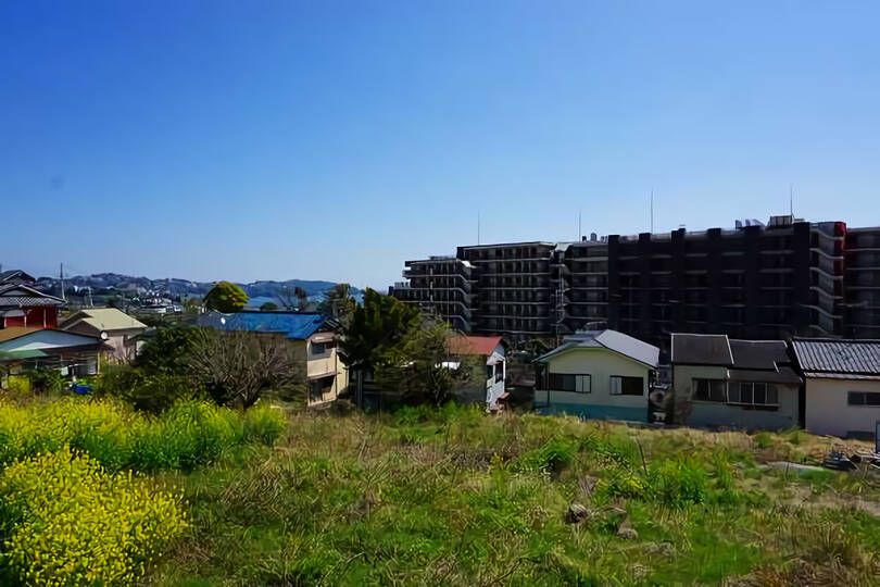 湯河原町城堀・299坪の陽当たりのよい広大な敷地