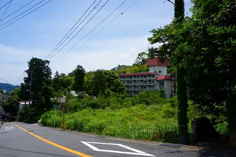 熱海市西山町・敷地約５０５坪　温泉引込可能な事業用地