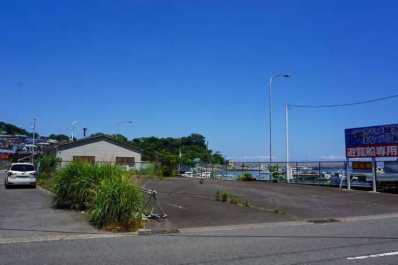 真鶴町真鶴・漁港目の前の敷地約143坪　駅から徒歩15分の売地