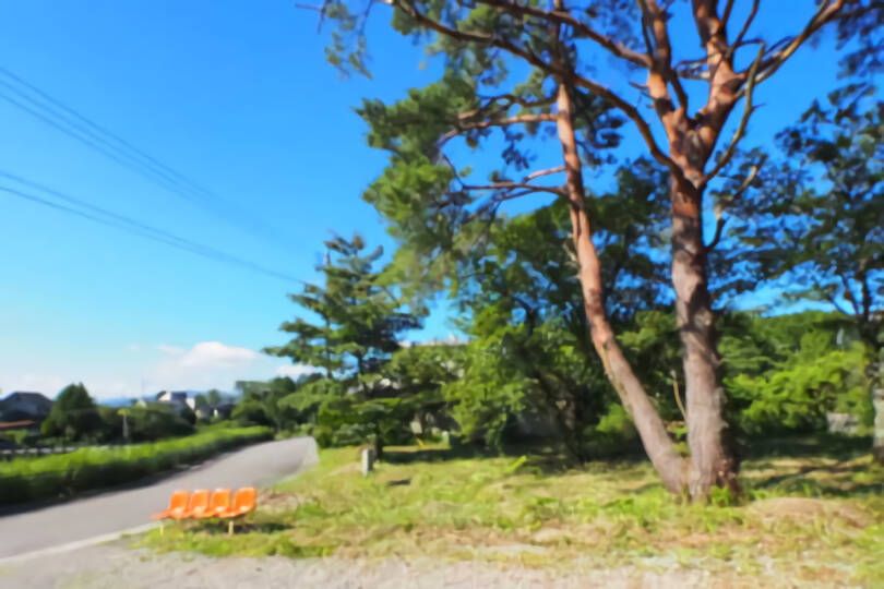 小松ケ原別荘地内・敷地約100坪　平坦で富士山を遠望する売地