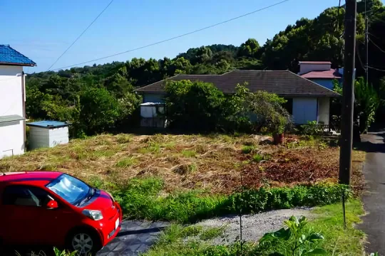 南熱海グリーンヒル別荘地・敷地88坪ほぼ整形地　温泉引込可能な売地