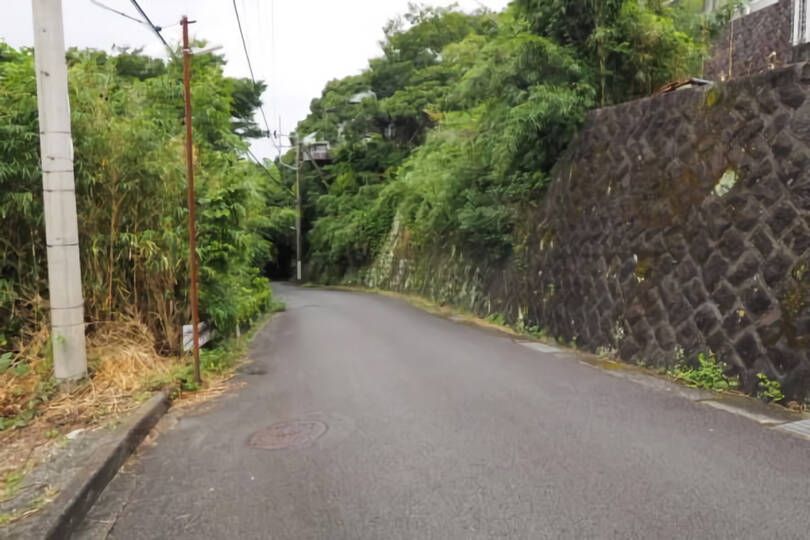 熱海市熱海・敷地約71坪　高台より市街地望む陽当り良好な売地
