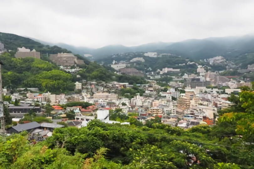 熱海市熱海・敷地約71坪　高台より市街地望む陽当り良好な売地