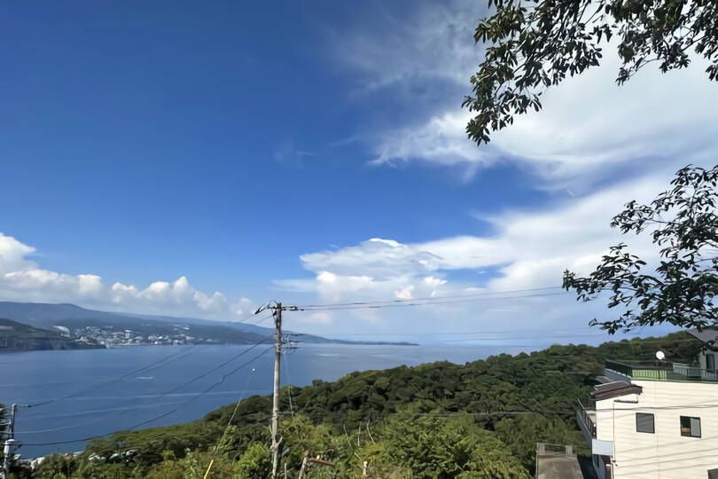 熱海市網代・緑豊かな自然に囲まれた温泉引込可能な売地　約250坪
