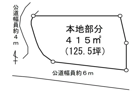 南箱根ダイヤランド・約125坪角地 温泉引込可能な売地
